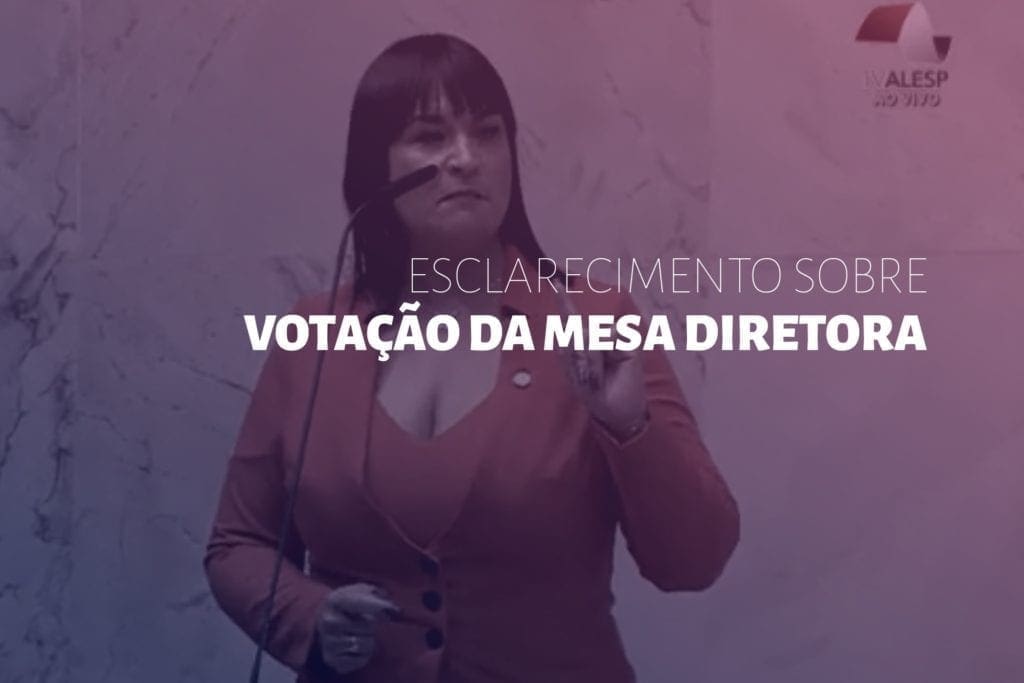 ADRIANA BORGO - esclarecimento votacao mesa diretora