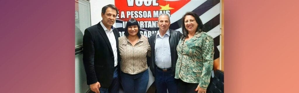 Adriana Borgo - visita prefeito de Timburi - capa