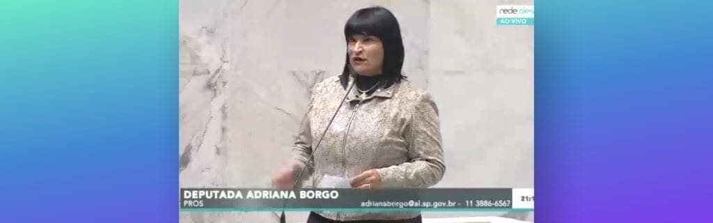 Adriana Borgo - voto contra aumento de 5 porcento