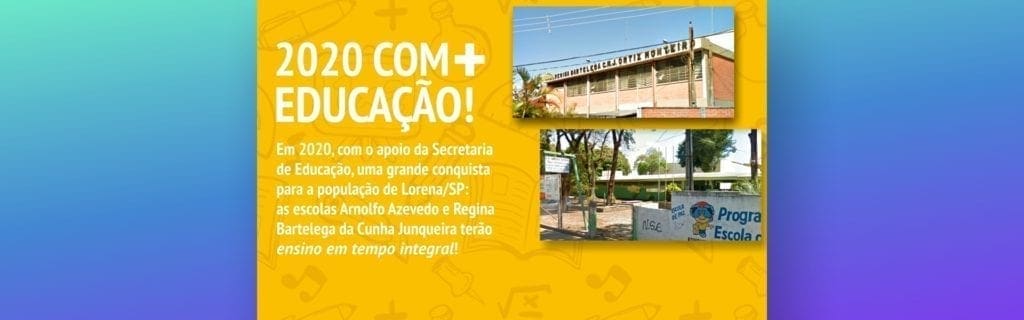 Adriana Borgo - 2020 com mais educacao em Lorena - capa
