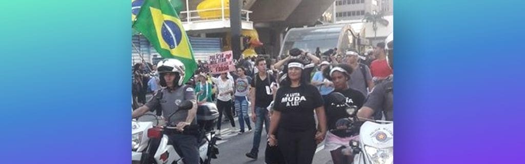Adriana Borgo - TBT Protesto contra morte de Policiais - capa