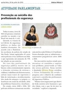 Adriana Borgo - Na Midia- Diario Oficial do Estado de Sao Paulo - 20 de junho de 2019