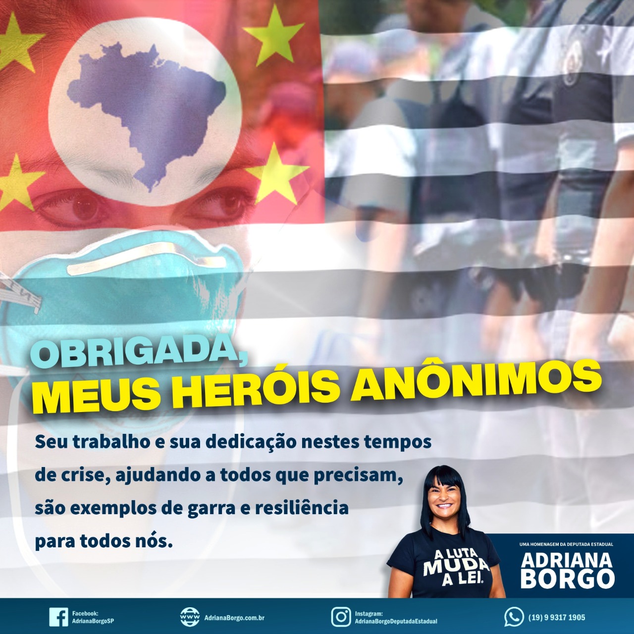 Adriana Borgo - Obrigada Herois Anonimos