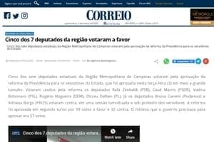 Adriana Borgo - na Midia - Correio Popular - Campinas - 03 de marco de 2020