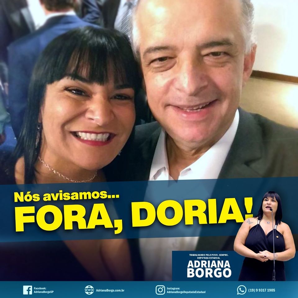 Adriana Borgo - Nos avisamos fora Doria