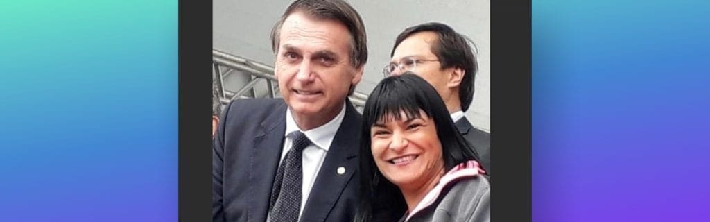 Adriana Borgo - foto com Presidente Jair Bolsonaro - capa