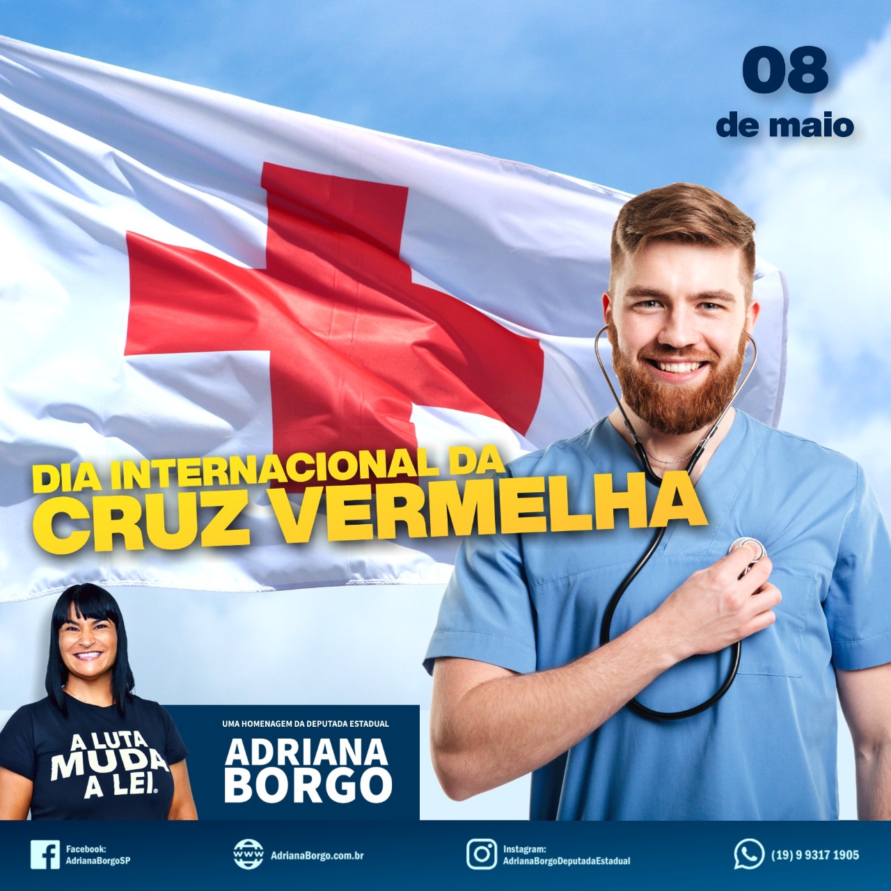 Adriana Borgo - Dia Internacional da Cruz Vermelha