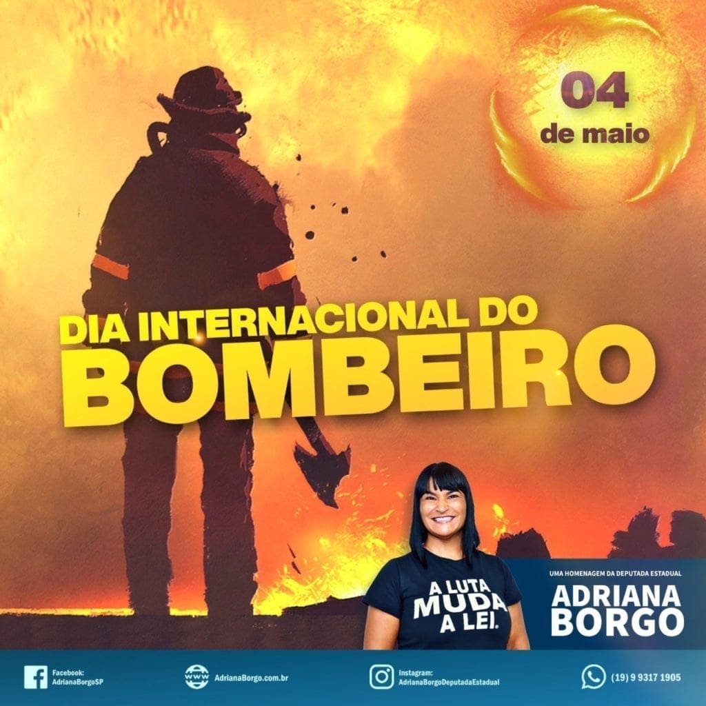 Adriana Borgo - Dia Internacional do Bombeiro 2020