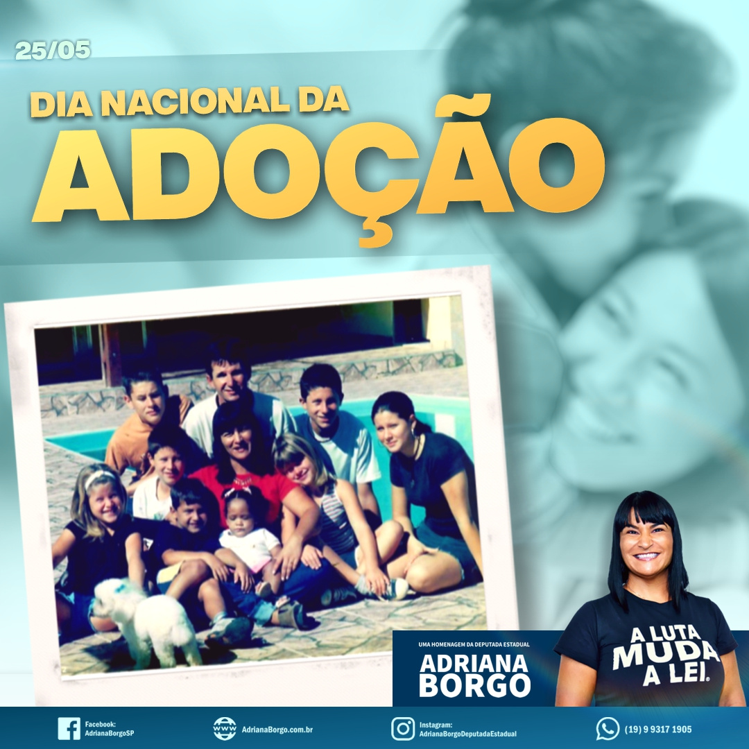 Adriana Borgo - Dia Nacional da Adocao 2020