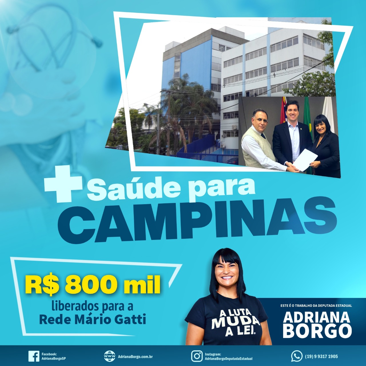 Adriana Borgo - Emenda para Saude de Campinas - Hospital Mario Gatti