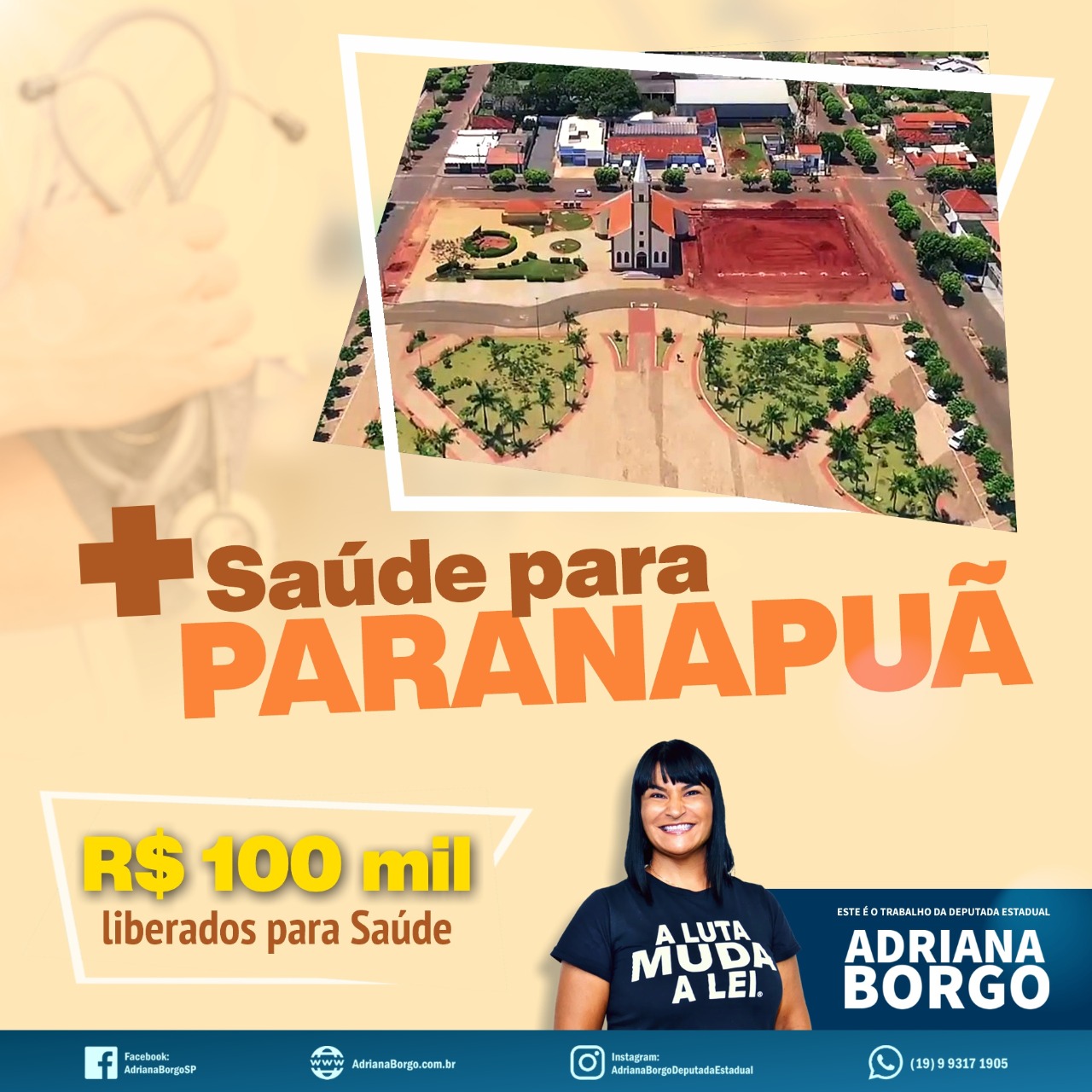 Adriana Borgo - Emendas - Mais Saude Para Paranapua