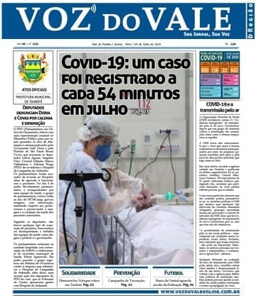 Adriana Borgo - Na Midia - Jornal Voz do Vale - Vale do Paraiba - 10 de julho de 2020