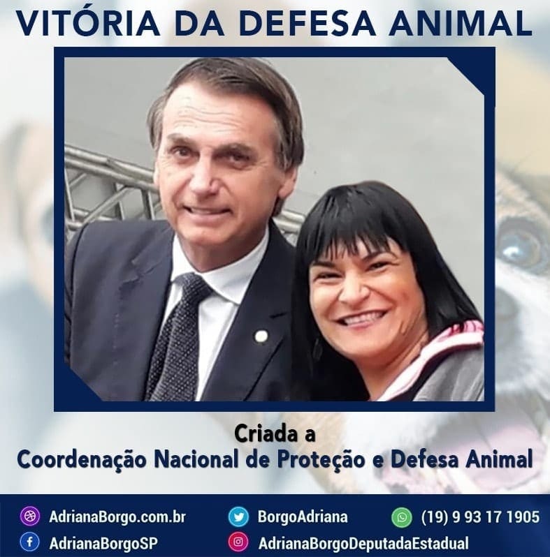 BOLSONARO NA LUTA PELA DEFESA DOS ANIMAIS