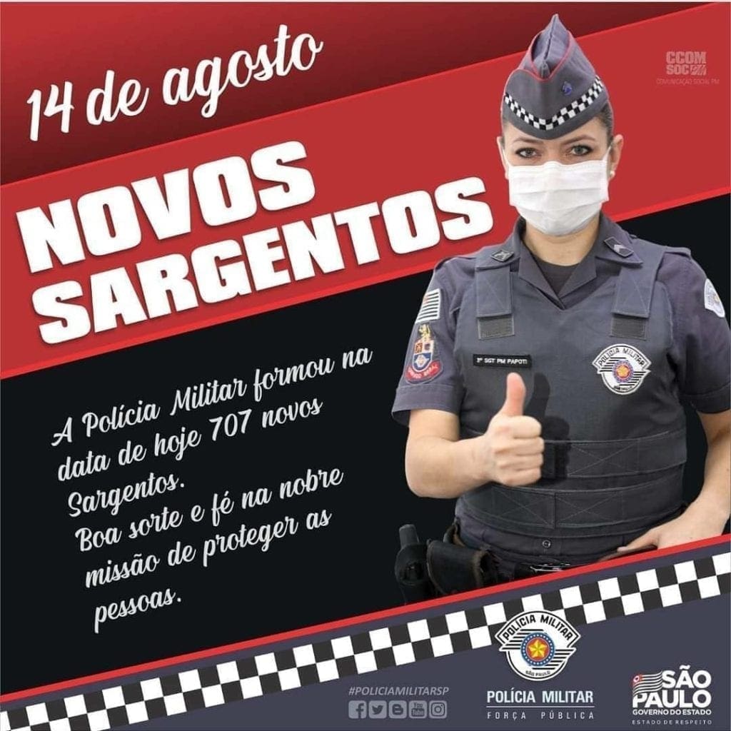 PARABÉNS, AOS NOVOS SARGENTOS!